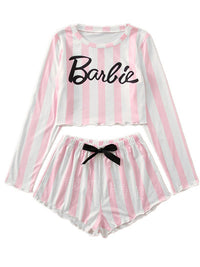 Cute And Comfortable Sling Striped Suit
