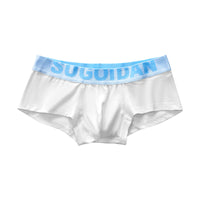 Men's Fashion Low Waist Panties U Convex Pure Cotton Boxer Brief Slim Sports Breathable Boxers