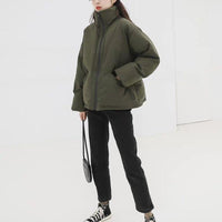 Loose Cotton Padded Jacket Dongdaemun Thick Cotton-padded Coat