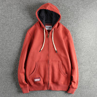Cardigan Sweater Men's All-match Casual Solid Color Hoodie Fashion