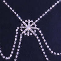 Ornament Christmas Shiny Snowflake Leg Chain
