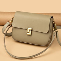 Women's Leather Messenger Retro Shoulder Bag