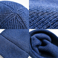 Men's Outdoor Ear Protection Knitted Hat