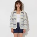 Women's Color-Block Heavy-Knit Chunky Sweater