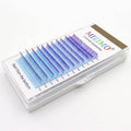 Single Colored Eyelashes Two-tone Gradient 007 Purple