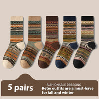 Retro Ethnic Style Socks For Women Deodorant