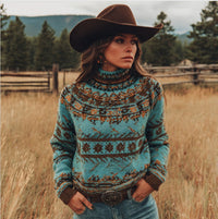New Hot Sale Round Neck Multicolor Loose Fashion Pullover Sweater