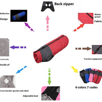 Chest Back Outdoor Pet Clothes Autumn And Winter Dog Clothes Waterproof