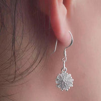 Boutique Cooperized Silver New Chinese Style Miao Silver Earrings