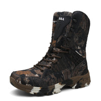 Botas De Trabajo Para Hombre Militares Resistentes Al Desgaste Impermeable Duras