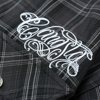 Embroidered Letter Short Sleeve Shirt For Men