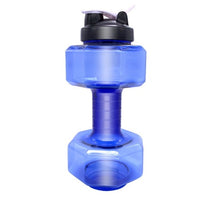Creative Dumbbell Fitness Water Bottle Filled Cup