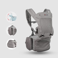 Fashionable Double-shoulder Baby Three-in-one Function Front Hold Light Sling