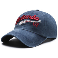 Baseball Cap Women's American-style Face-looking A Little Retro Washed Men's