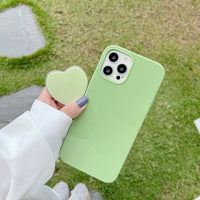 Simple Love Bracket Phone Case Bright Surface