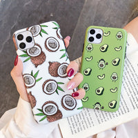 Green avocado phone case