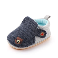 Anti Slip Cartoon Fashionable Baby Rubber Soled Shoes