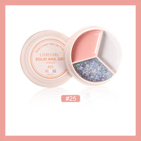 Cream Nail Polish Eye Shadow Bag