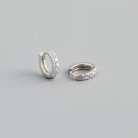 Light-luxury Zircon Hoop Earrings For Women