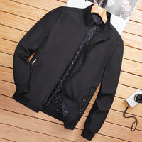 Middle Aged And Elderly Men's Stand Collar Thin Jacket