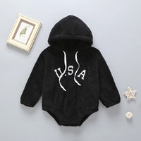 Infant Toddler Cute Plush One-piece Sweater Baby Autumn And Winter Romper Romper