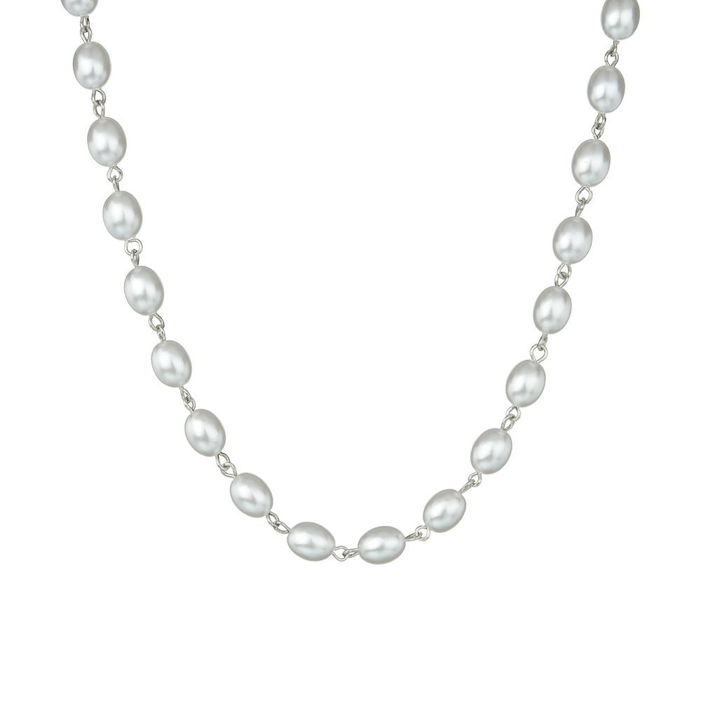 Simple Graceful Pearl Single Layer Ladies Clavicle Chain