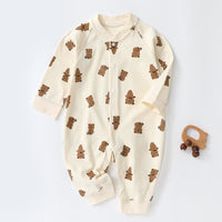 Baby Jumpsuit Spring And Autumn Pure Cotton Boneless
