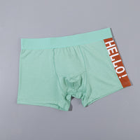 Men's Modal High-end Mid-rise Boxer Briefs Youth Antibacterial Cotton File Breathable Boxers