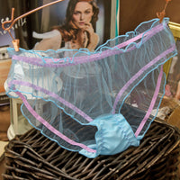 Mesh Panties Women's Low Waist Ultra-thin Sheer Briefs