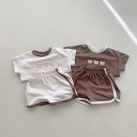 Summer Baby Short-sleeved Shorts Suit Homewear Pajamas
