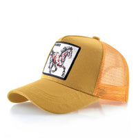 Simple Breathable Baseball Cap With Animal Embroidery