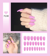 Matte Matte Super Long Ballet Nail