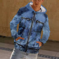 3D Digital Similar To Denim Printing Men