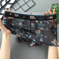Summer Breathable Thin Transparent Boxers