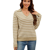 Long Sleeve Simple Style Pullover Knitting Bottoming Shirt