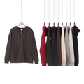 Men's Hooded Double-pull Zipper Sweater