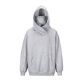 Double Layer Turtleneck Hooded Brushed Hoody