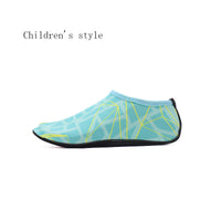 Fashionable Simple Printed Beach Socks Diving Shoes