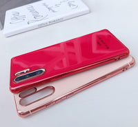 luxury plating soft tpu case for huawei silicone cover