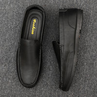 Men's Trendy Korean Wild Summer Casual Leather Shoes