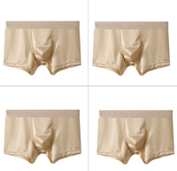 Men's Satin Light Luxury Ice Silk Underwear Summer