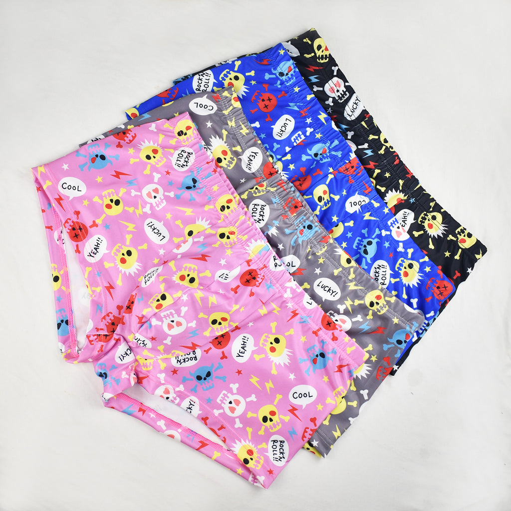 Polyester Personality Print Men's Underpants