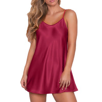 V-Neck Sling Wide Loose Skirt Nightdress Home Service