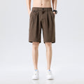 Shorts Men's Comfortable Soft Solid Color Small Suit Pants