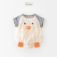 Boys And Girls Korean Style New Cartoon Cute Cartoon Onesie Romper