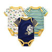 Baby's triangle Romper Summer Short Sleeve Top