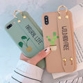 Wristband holder phone case