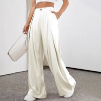 Women's Casual Solid-Colored Suit Pants