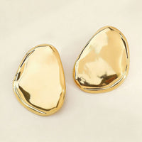 Dramatic Irregular Oval Earrings For Women