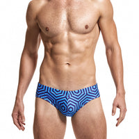 Men's Fashion Breathable Low Waist Printed Body Shaper Boxer Briefs